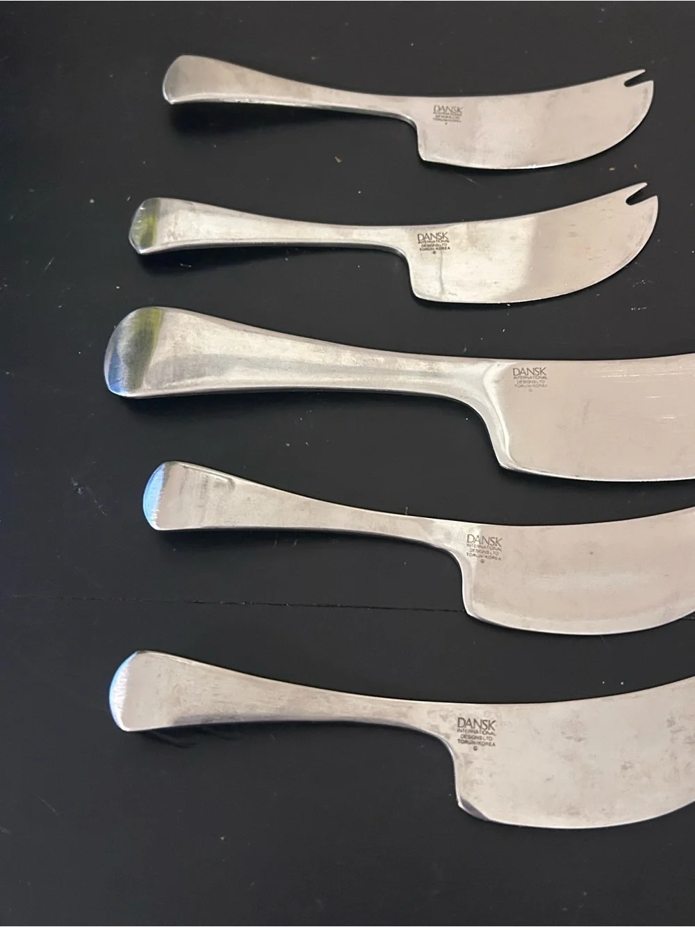 Dansk Stainless Cheese Knife Set - Silver